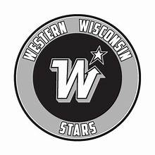 Logo: "Western Wisconsin Stars" around a big W