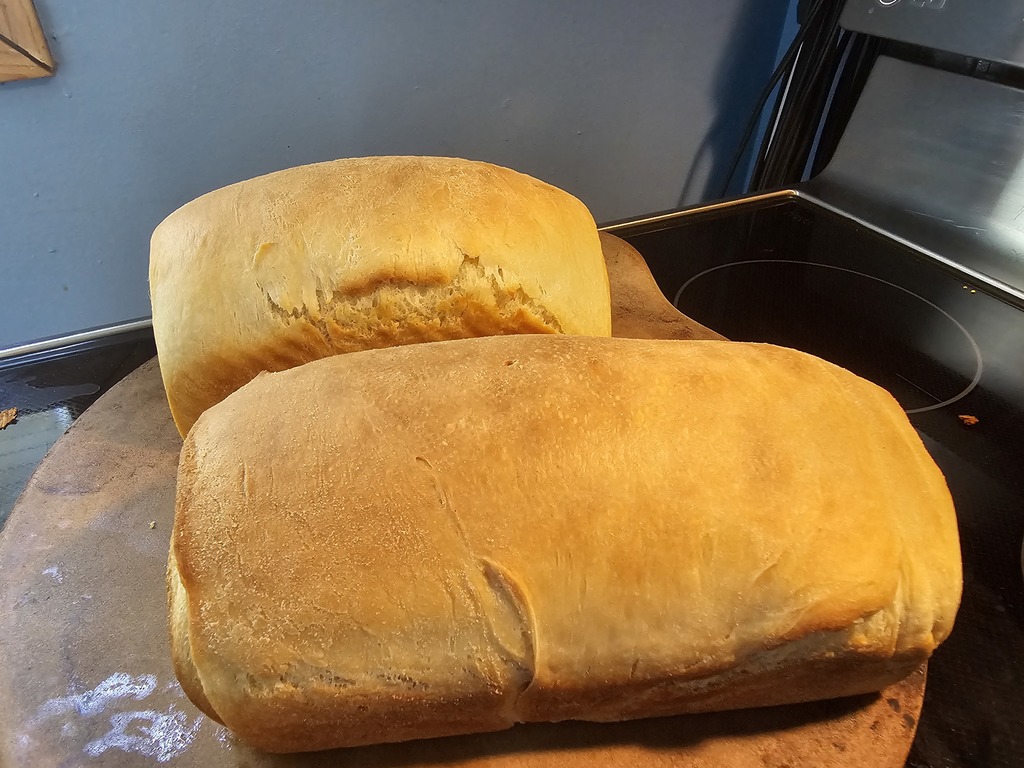 two loaves homeade bread